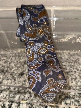 Vintage Donegal Dacron Polyester Paisley Necktie